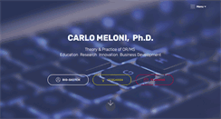 Desktop Screenshot of carlomeloni.com