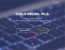 Tablet Screenshot of carlomeloni.com